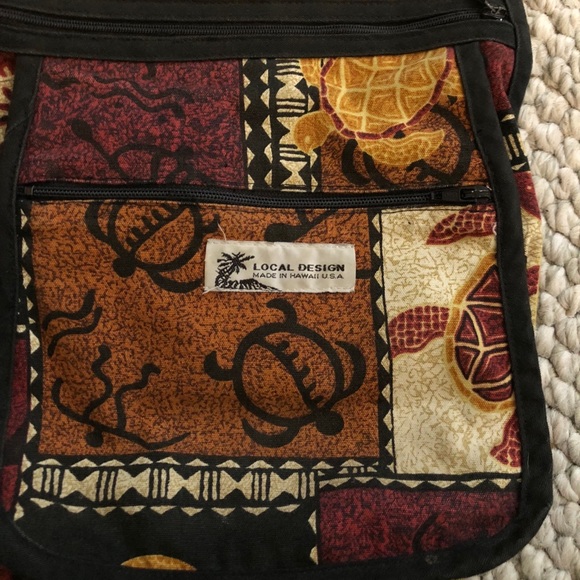 VTG LOCAL DESIGN HAWAII Satchel Cross Body Bag - Picture 2 of 3